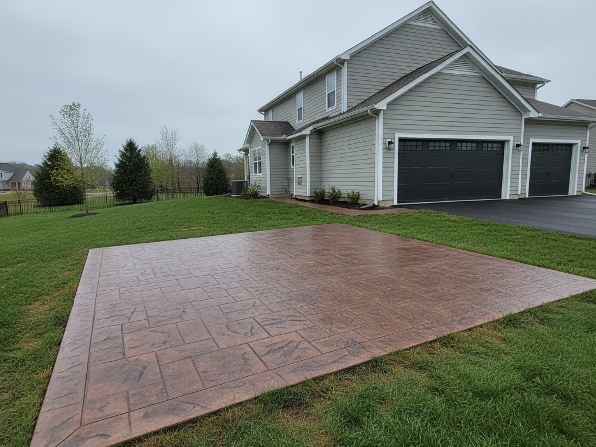 Concrete Pool Decks completed by Spectrum Concrete Inc in Nazareth, PA