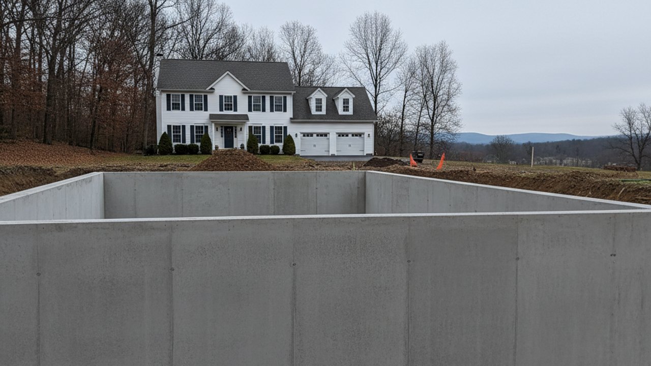 Concrete Patios completed by Spectrum Concrete Inc in Bath, PA